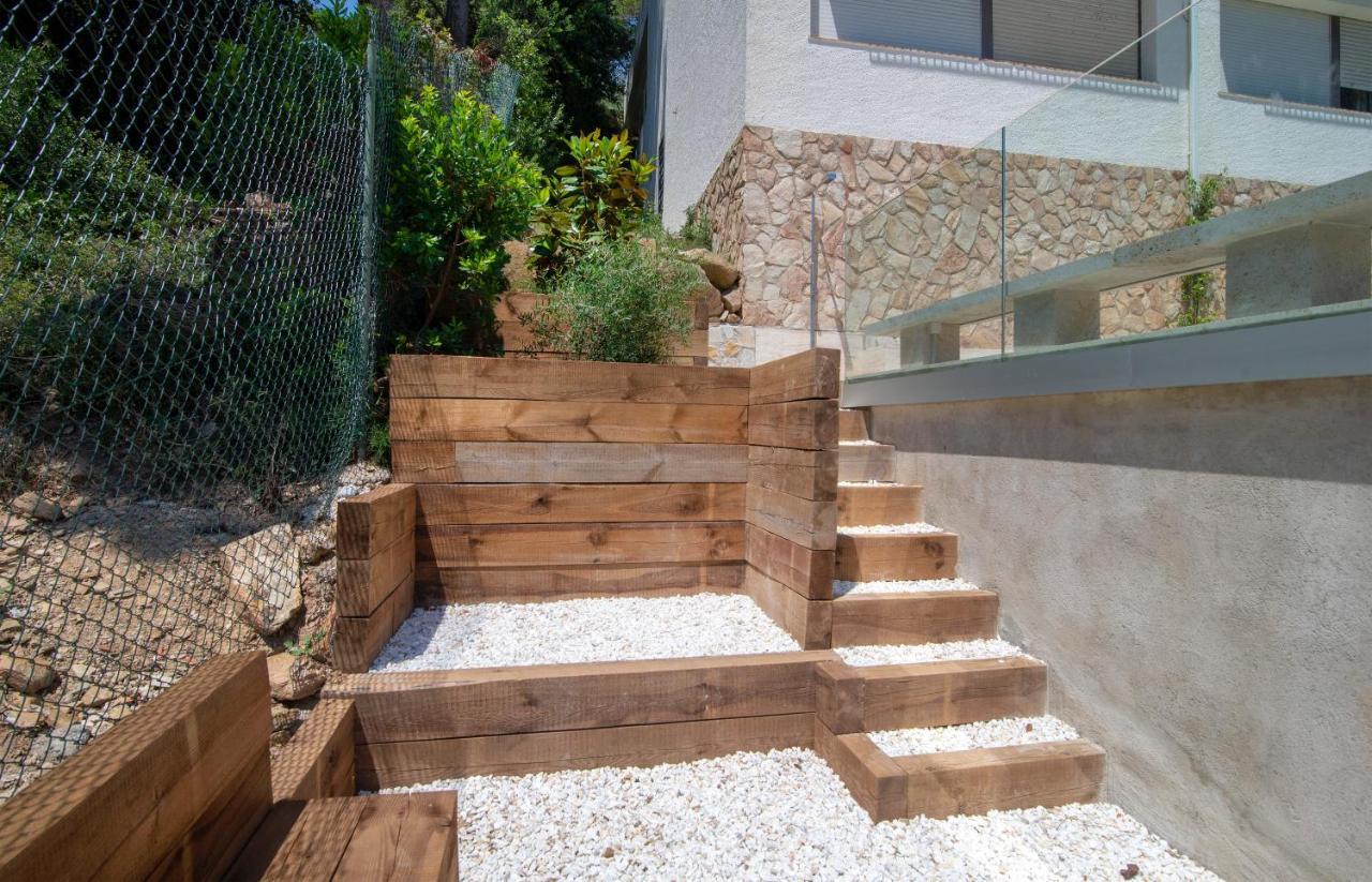 La Vie En Rouge Sa Riera Duplex, Private Parking Begur Exterior foto