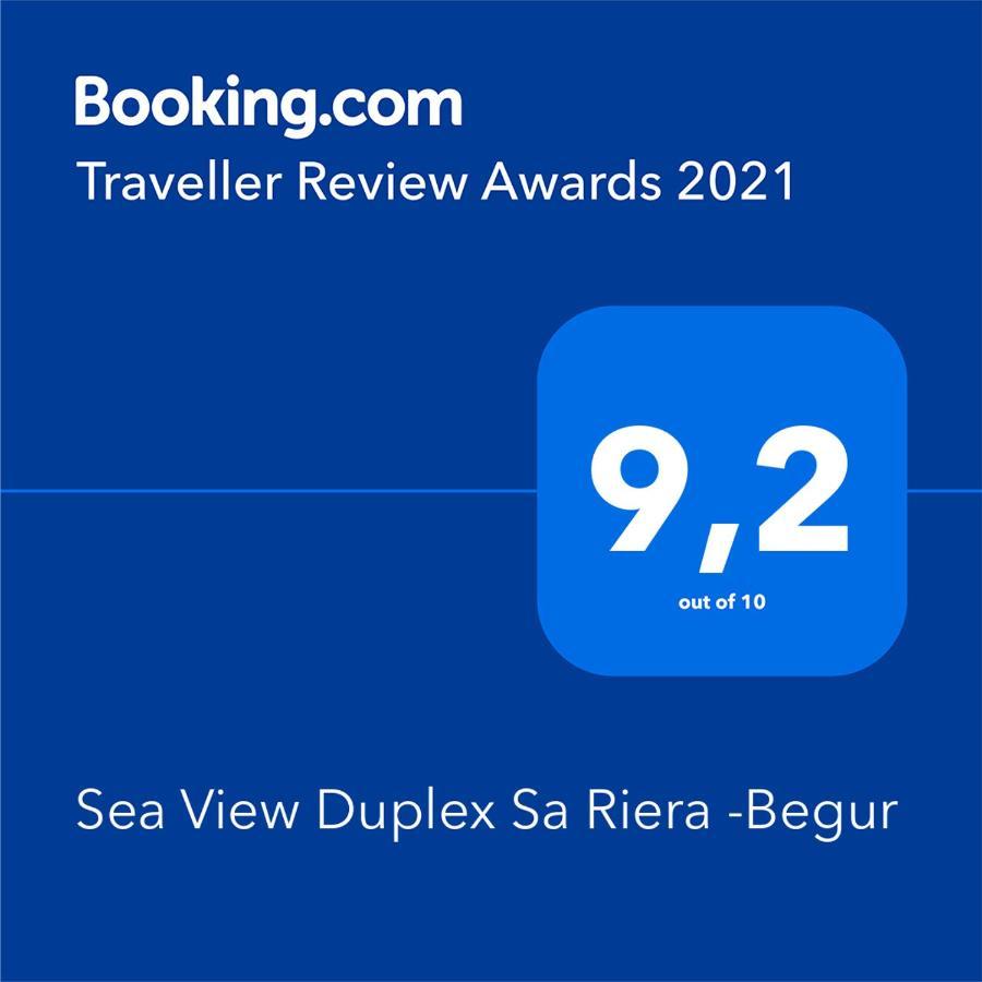 La Vie En Rouge Sa Riera Duplex, Private Parking Begur Exterior foto
